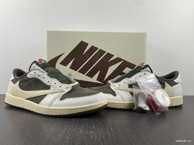 Rep Onekick Retro Air Travis x Air Jordan DM7866-162 1 Low Jordan Scott 0818